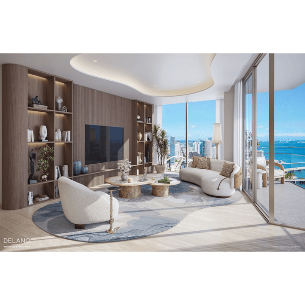 DELANO RESIDENCES & HOTEL MIAMI living room