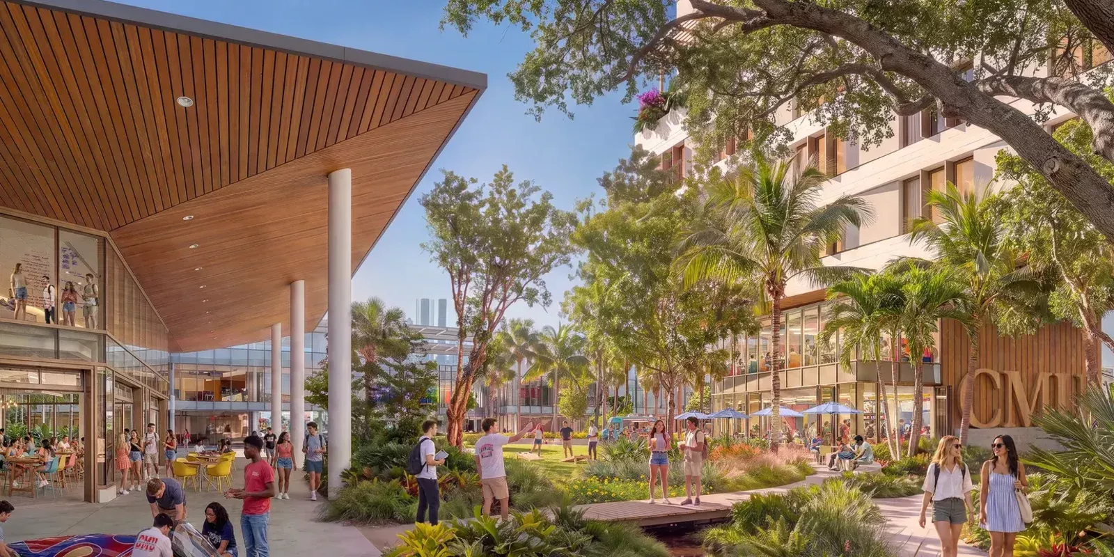 Conceptual rendering. Plans for the CMU Miami campus are subject to necessary regulatory approvals.