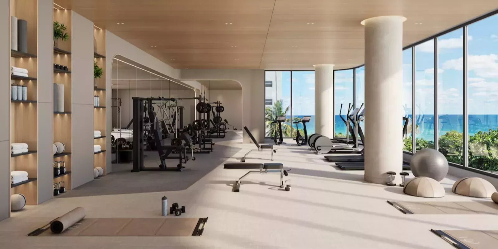 Render del Gimnasio de Hollywood Moon