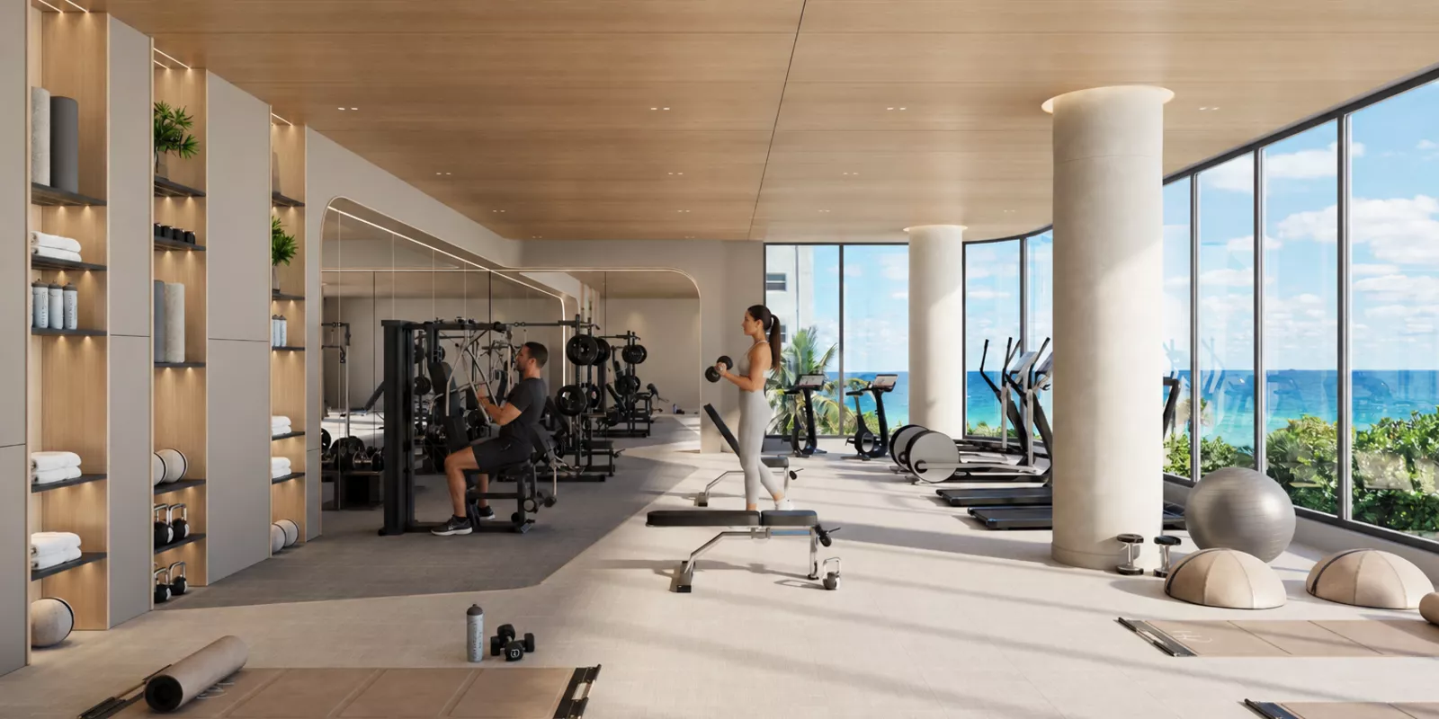 Render del Gimnasio de Hollywood Moon