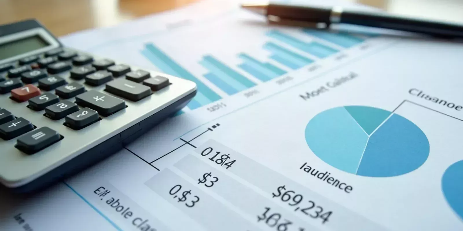 Calculadora con gráficos de costos